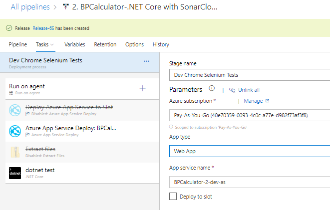 Azure Web App Pipeline Image