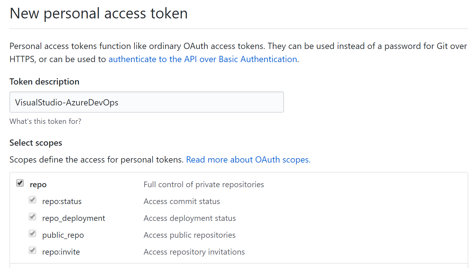 CD GitHub Token image